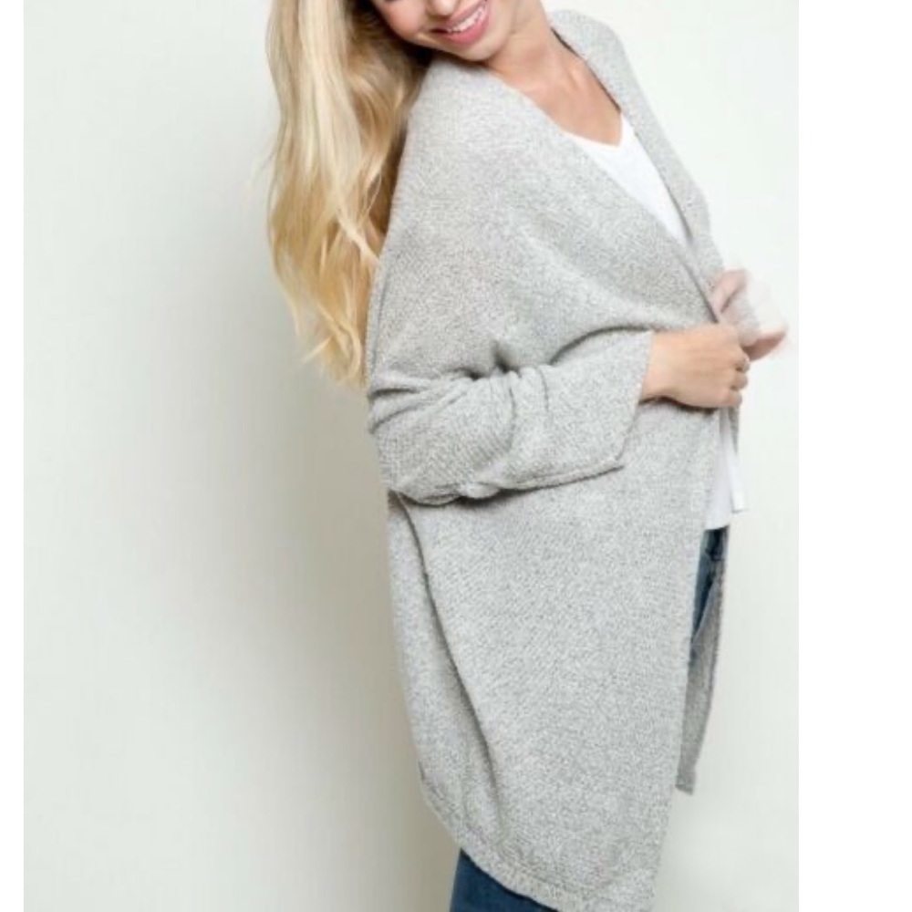 BRANDY MELVILLE Lightweight Marled Knit Cardigan